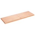 thumbnail image 2 of vidaXL Table Top Light Brown 120x40x(2-4)cm Treated Solid Wood Live Edge, 2 of 5
