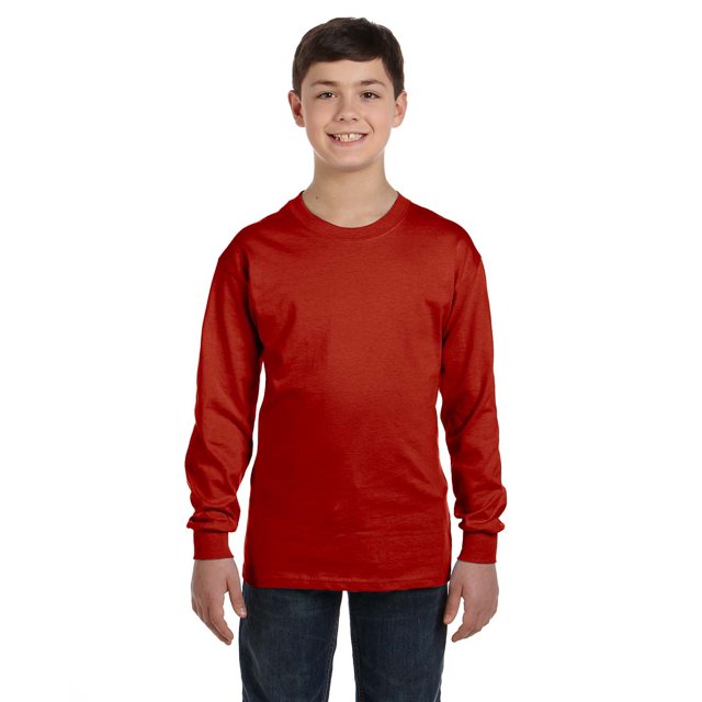 Hanes - Authentic Youth Long Sleeve T-Shirt