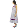 thumbnail image 2 of Bimba Robe de Nuit Mi-Mollet en Coton Sans Manches pour Allaitement, 2 of 8