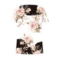 thumbnail image 5 of Pompotops Mode Femmes Casual Imprimé Col Carré Manches Courtes Tops Chemisiers Amples, 5 of 5
