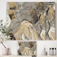 thumbnail image 2 of Designart Painted Gold Stone Canvas Wall Art, 2 of 3