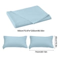 thumbnail image 3 of Birdeem Queen Size Sheet Set 3 Piece, 100% Polyester Bed Sheets with Pillowcases, Wrinkle Resistant & Easy Care Solid Color Bedding, Soft Breathable Sheets for Comfortable Sleep, 3 of 9