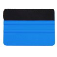 thumbnail image 2 of Oleegame 1PC Cleaning Brush Blue Plastic Felt Edge Squeegee Car Vinyl Wrap Application Tool Scraper Decal Blue, 2 of 2