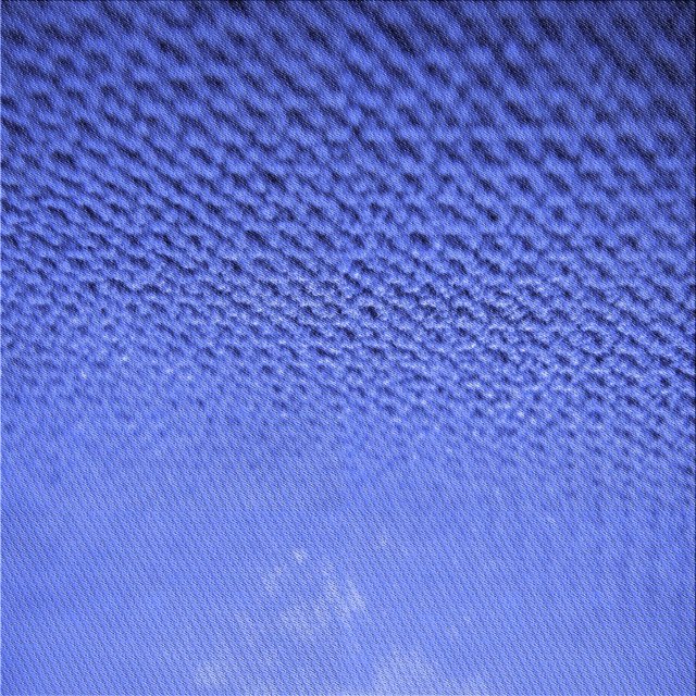 Ahgly Tapis d'Intérieur Lavable en Machine Carré Transitionnel Bleu Ciel, 8 Pieds Carré