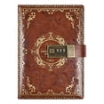 thumbnail image 2 of EGNMCR Carnet, Carnet de Notes Vintage Carnet B6 Carnet avec Mot de Passe Protégé Carnet Verrouillable Carnet de Notes Papeterie pour Étudiants Format B6 Carnet Style Password Diary Verrouillable N Password Diary, 2 of 7