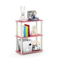 thumbnail image 4 of Furinno Tidur Bedside Table Nightstand with Bin Drawer, White/Black, 4 of 5