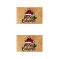 thumbnail image 1 of Baohd Wide Application Merry Christmas Gnome Doormat Soft And Comfortable Water Christmas hat 2Set, 1 of 6