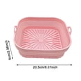 thumbnail image 3 of Doublures en Silicone pour Friteuse à Air Chaud 2026 Amélioré Silicone pour Friteuse à Air Réutilisable Silicone de Qualité Alimentaire Four Plateau de Cuisson Réutilisable Four, 3 of 7