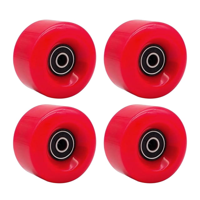 fastboy Roue de Patin en Ligne en PU Haute Performance Résistante à l'Usure 58mm 82A Remplacement Rouge 58x58x32mm 1Ensemble