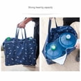thumbnail image 4 of Baohd Sac de Rangement Sac de Voyage Pochette à Jouets Pratique Durable Extérieur Résistant à l'Usure Anti-Poussière Bleu Chat, PVC L, 4 of 6