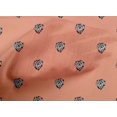 thumbnail image 4 of oneOone Cotton Poplin Fabric Floral Block Printed Fabric 1 Yard 42 Inch Wide, 4 of 4