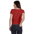 thumbnail image 4 of Inkmeso T-shirt Court d'Été à Nœud Torsadé à l'Avant pour Femmes à Manches Courtes, 4 of 8
