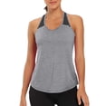 thumbnail image 1 of Posijego Tank Tops for Women Racerback Athletic Tops Loose Yoga Running Gym Sleeveless Shirts, 1 of 8