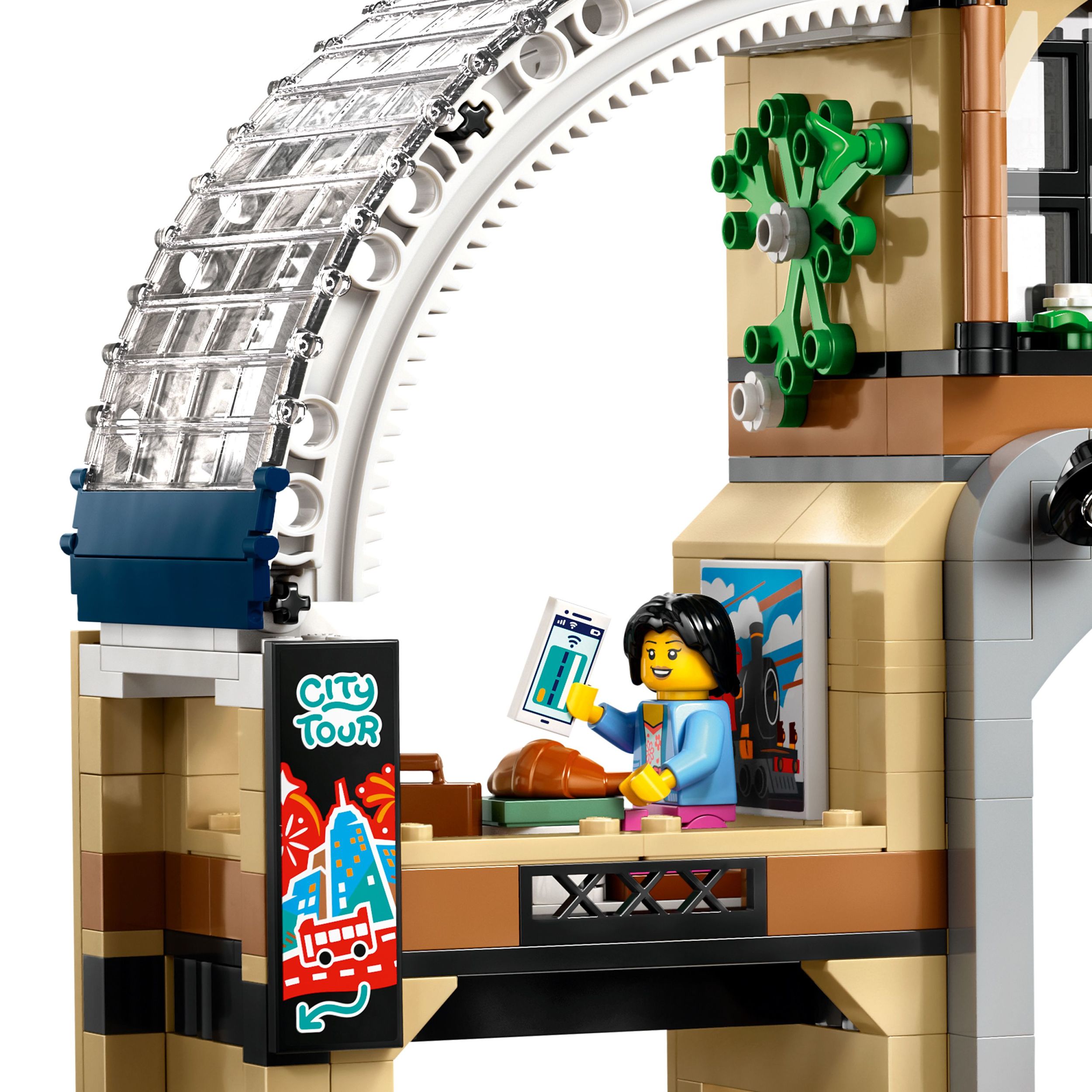 LEGO City Central Train Station Building Toy - Multi-Level Pretend Play Set for Boys & Girls, Ages 7+ - Building Blocks for Kids Who Love Train Sets - Gift Idea for Holidays & Birthdays - 60469