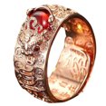 thumbnail image 2 of Feng Shui Ring Anillo Mantra Good Luck Wealth Protection Efficacious Rings for Men & Women, Ring, 2 of 2