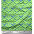 thumbnail image 1 of Soimoi Satin Silk Fabric Scales Geometric Print Fabric by the Yard 42 Inch Wide, 1 of 3