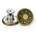thumbnail image 3 of 12pcs 17mm Snap Jeans Buttons for DIY Jean Waist Extender Copper Little Star, 3 of 6