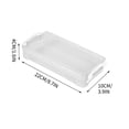 thumbnail image 2 of PUREKKI Sketching Pencil Case Thickened Transparent Double Ear Buckle Tool Box Storage Box Plastic Art Stationery Box, 2 of 2