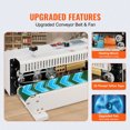 thumbnail image 4 of VEVOR Continuous Bag Band Sealing Machine Horizontal Band Sealer Carbon Steel, 4 of 9