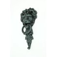 thumbnail image 2 of Vertiges Verts Tête de Lion en Fonte Frappeur de Porte, 2 of 4