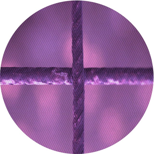 Ahgly Company Tapis d'Intérieur Lavable en Machine Carré Transitionnel Magenta Foncé Violet, 3 Pieds Carré