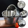 thumbnail image 2 of Bol à Salade Ménager en Acier Inoxydable Support de Rangement pour Fruits et Légumes Plat Alimentaire, 2 of 8