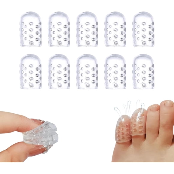 EcoNesxp Silicone anti-friction toe protector Upgraded gel toe protector breathable toe cover to relieve painful blisters and ingrown toenails 2024 Upgraded gel toe protector breathable toe cover