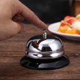 thumbnail image 2 of Call Bell, Stainless Steel Dinner Call Bell Desk Service Bell for Hotels, Schools, Restaurants, Reception Areas, Hospitals, Customer Service, 2 of 5
