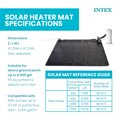 thumbnail image 3 of Intex Above Ground Swimming Pool Water Heater Solar Mat 28685E, Black (2 Pack), 3 of 6