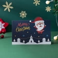 thumbnail image 3 of Christmas Cards with Envelopes Christmas Greeting Cards with Envelopes and Stickers 10 Pack Glitter Christmas Cards with Envelopes Christmas Greeting Cards Father Christmas Snowman, 3 of 6