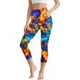 thumbnail image 1 of UPPADA Women's Workout Leggings High Waist 4 Way Stretch Running Yoga Pants Compression Seamless High Rise Workout Tight Leggings Winter Saving Multicolor,L, 1 of 8