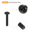 thumbnail image 4 of Unique Bargains Flanged Button Head Socket Cap Screws, 25 Pack M5x30mm 304 Stainless Steel Bolts, 4 of 5