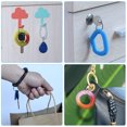thumbnail image 5 of Unique Bargains 22mm Spiral Keychain, 6 Pack Plastic Wrist Coil Stretchable Key Holder, 5 of 5
