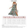 thumbnail image 5 of ANGGREK One Piece Off Shoulder Dress, Off Shoulder Slit Long Dress Floral Printed For Daily Life, 5 of 5