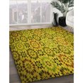 thumbnail image 3 of Ahgly Tapis Rectangulaire Lavable en Machine Intérieur Transitionnel Brun Bronze Foncé, 2 Pieds x 4 Pieds, 3 of 7