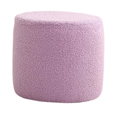 Foot Rest Stool Leisure Stool Padded Seat Shoe Changing Stool Sofa Tea Stool for Violet