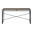 thumbnail image 2 of Pemberly Row 55" Home Office Desk Computer Writing Study Table Black, 2 of 6