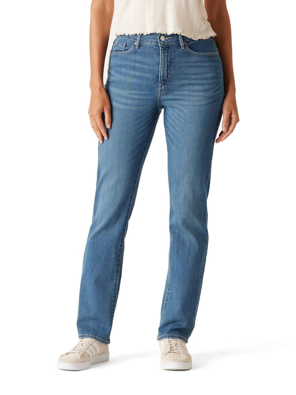 Levi Strauss Signature™ Women's Mid Rise Straight Jeans