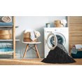 thumbnail image 2 of Ahgly Company Tapis de Zone Rond Gris Transitionnel pour Intérieur Lavable à la Machine, 6 Pieds Rond, 2 of 7