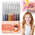 thumbnail image 2 of ZTTD Glitter Gel Pens, 8 Colors Glitter Pens for Adult Coloring Books, Journaling, Drawing, Scrapbooking and DIY Crafts, Retractable Gel Ink Pens for Art and Work, 2 of 8