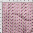 thumbnail image 4 of oneOone Rayon Pale Pink Fabric Autumn Craft Projects Decor Fabric Printed By The Yard 56 Inch Wide, 4 of 4