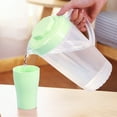 thumbnail image 1 of Birdeem Plastic Water Pitcher with Lid and Spout, Large Capacity 2 Liter Cold Drink Dispenser for Iced Tea, Lemonade, and Beverages, Wide Mouth Design for Easy Filling and Cleaning, 9x5x4 Inches, 1 of 9