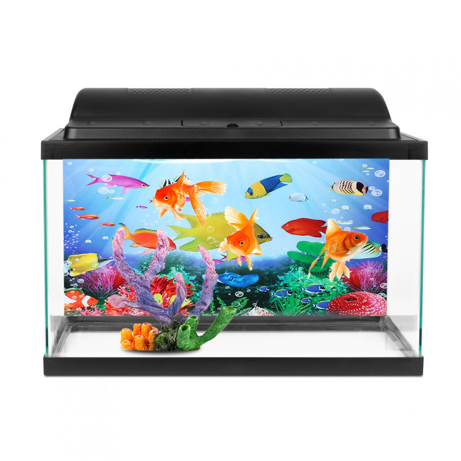 Fish Tank Poster, Fish Tank Background Aquarium Background  for Aquarium for Home for Fish Tank for Reptile Box 61x30cm