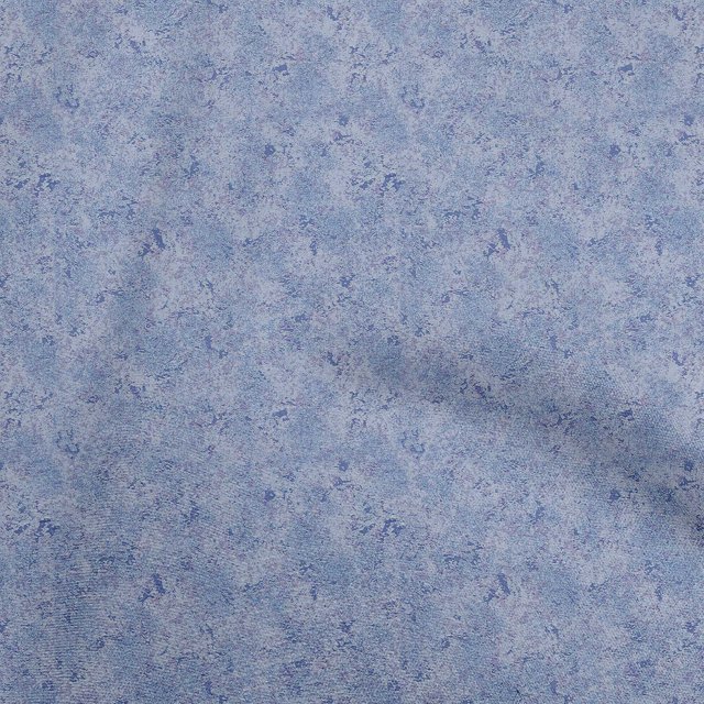 oneOone Coton Flex Bleu Tissu Texture Matière de Robe Tissu Imprimé Tissu au Mètre 40 Pouces de Large