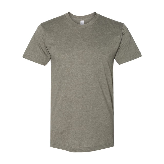 American Apparel 50/50 Tee, 2XL, Heather Lieutenant