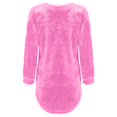 thumbnail image 5 of IMENGL Chandail à Col Rond en Peluche à Manches Longues, Rose 2TG, Taille M-5TG, 5 of 5