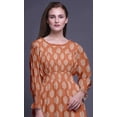 thumbnail image 5 of Bimba Robe de Plage Longue Maxi d'Été Bohème Gitane Imprimée à Smocks pour Femmes - Grand, 5 of 5
