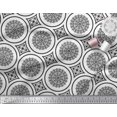 thumbnail image 2 of Soimoi Silk Fabric Floral Mandala Printed Fabric 1 Yard 42 Inch Wide, 2 of 3
