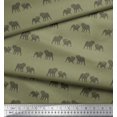 thumbnail image 3 of Soimoi Polyester Crepe Fabric Bull Dog Print Fabric by The Yard 42 Inch Wide, 3 of 3