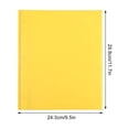 thumbnail image 4 of Yellow Plastic Folder With Pockets Letter Size File Folder Document Organizer For Office School Supplies Heavy Duty Portfolio With Card Slot, 4 of 5